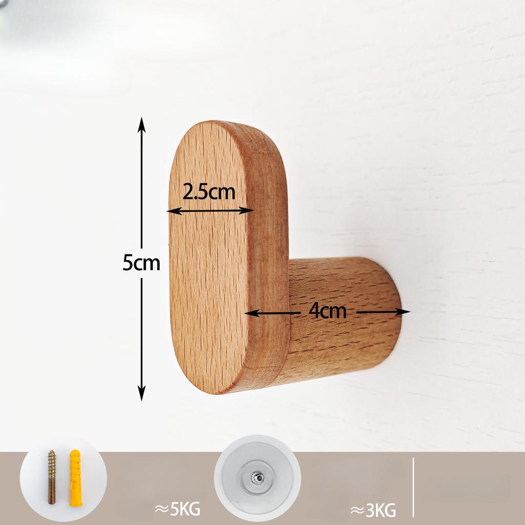 Jednoduchost, bukové háčky, podkovové háčky na oblečení, nástěnné háčky za dveře, neperforované háčky na oblečení a klobouky, nástěnné háčky do ložnice