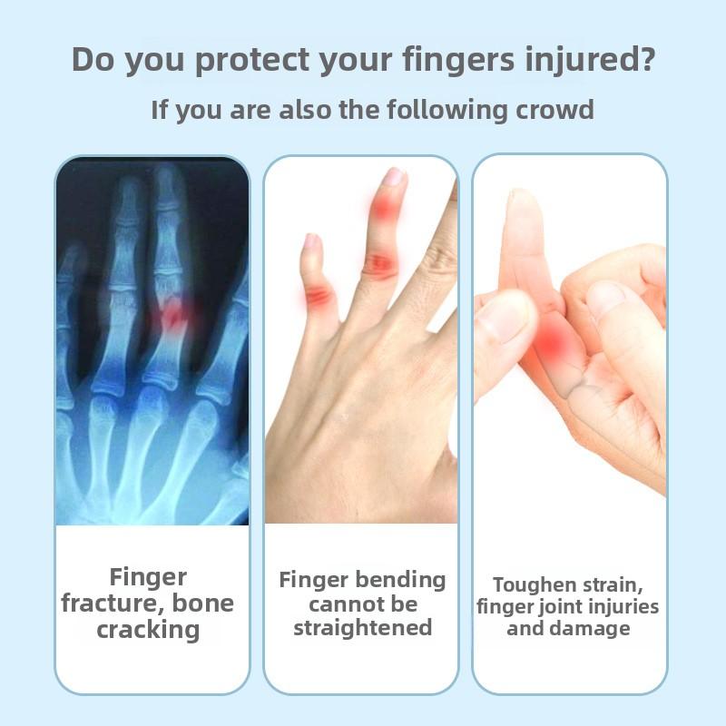 Adjustable Finger Fracture Immobilizer With Splint And Breathable Strap For Joint Support Injury Recovery