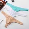 Transparent Men's Underwear Ultra-thin T Back Panties Fashion Mesh Underpants  Men