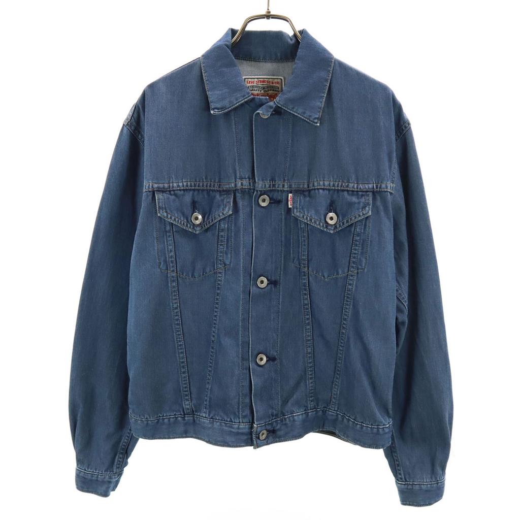 Levi's 90s Made in Japan Old Tracker Jacket M Navy Chambray Men's Used