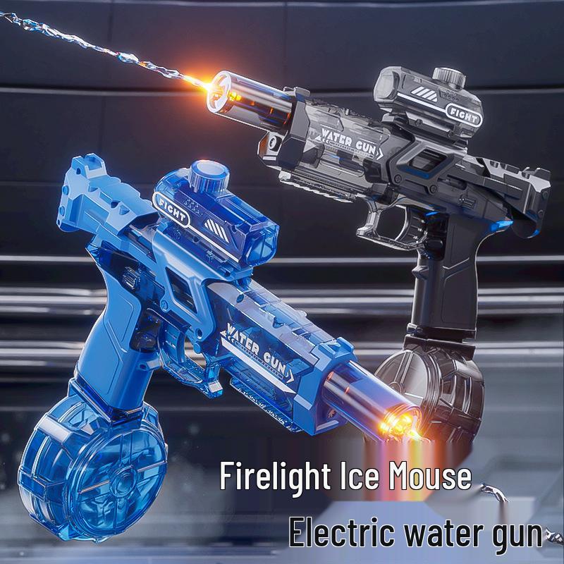 

Electric Ice Blast Water Gun with Cool Lights and Large Capacity for Continuous Fire