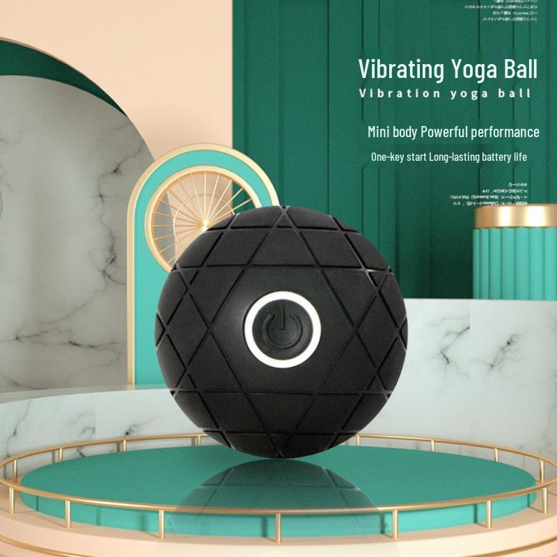 Dobíjecí 3D vibrační masážní míček na jógu pro relaxaci svalů