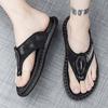 Fashion 2025 Summer New Men's Open Toes Outdoor Beach Casual Slippers Fashion Trend Comfortable Flip Flops Lightweight Soft sole Sandals