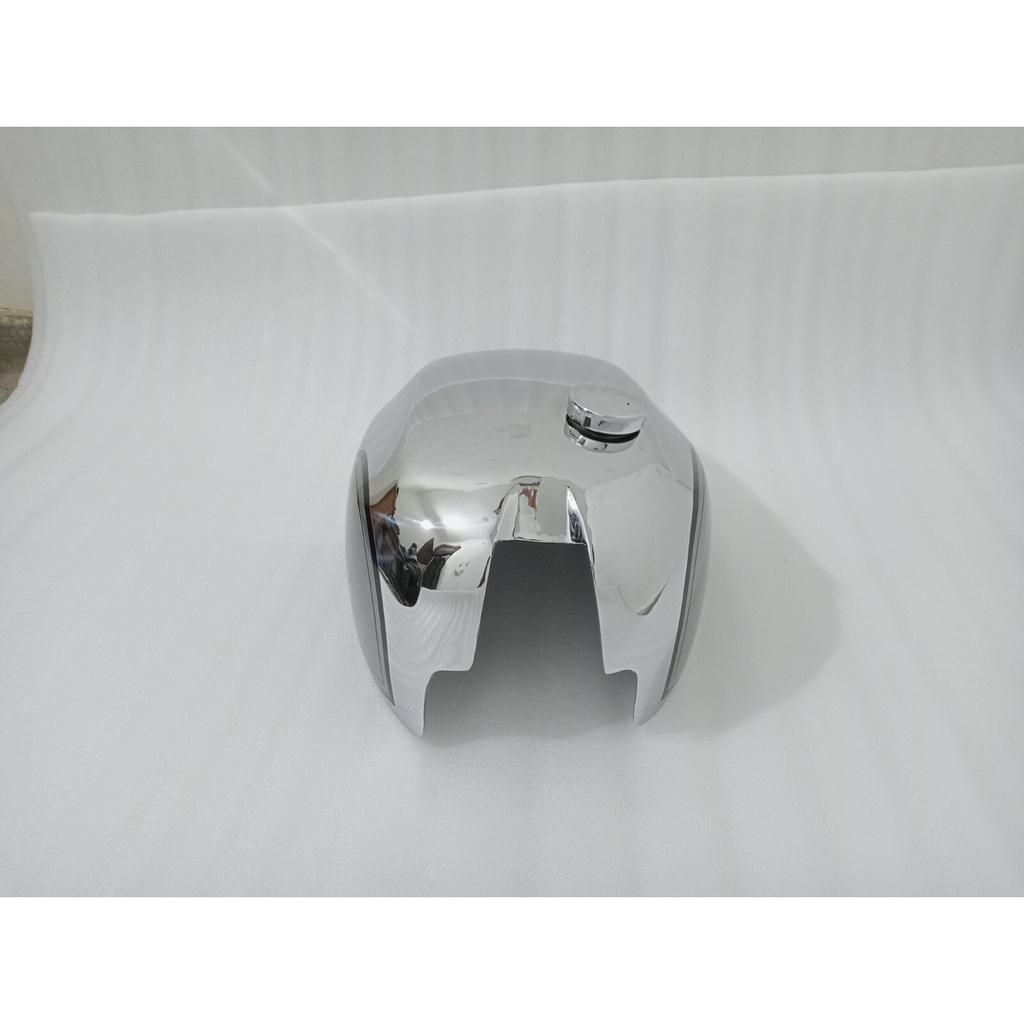 Norton Dominator Wideline Model 88 99 Steel Petrol Tank Chrome & Silver Painted