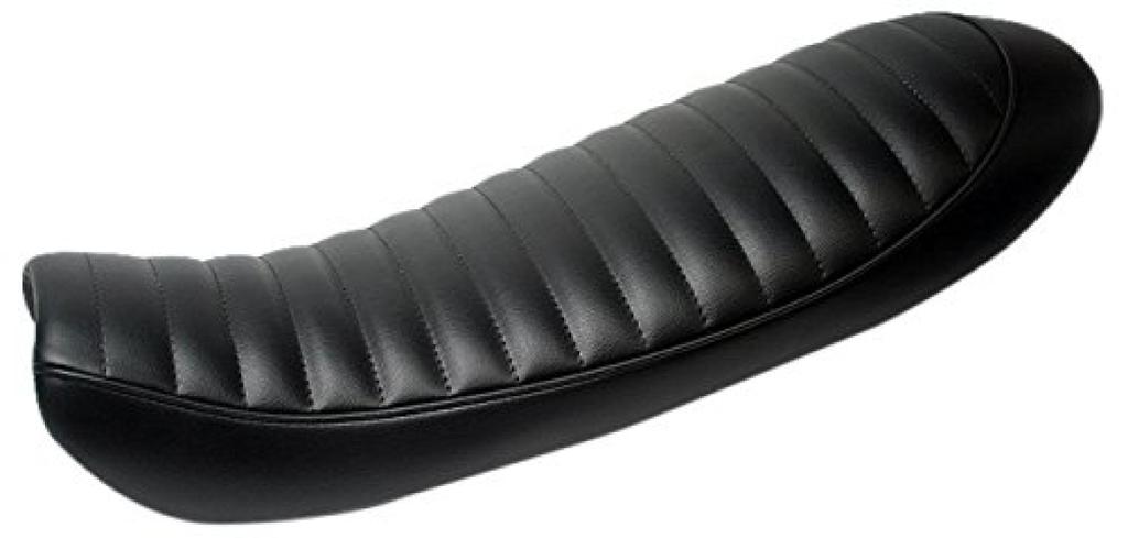 Classic Flat Seat for FTR223 HEAVEN'S (Tuck Roll) (Black) FTR02-BK-C