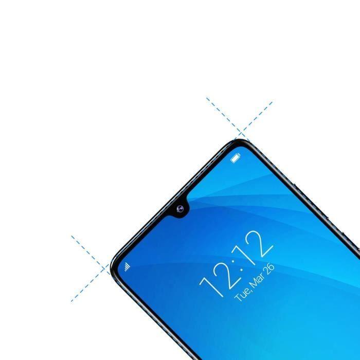 Verre Trempé - Phonillico® - Huawei P30 PRO - Pack de 3 - Transparent - Bord Noir - Résistant aux rayures