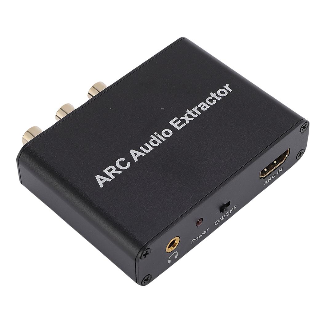 ARC Adapter Auto Signal Muting 192KHz HD Multimedia Interface Coaxial Optical Converter for TV Aluminum Alloy