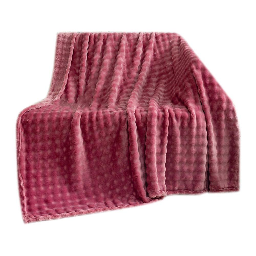 70x100cm Monolayer Coral Fleece Blanket Warm Thickened Sofa Throw Gifts Flannel Blanket