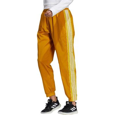 Gestreifte Bequeme Lässige Sportliche Lange Hosen Damen Unterteile Gelb H09727