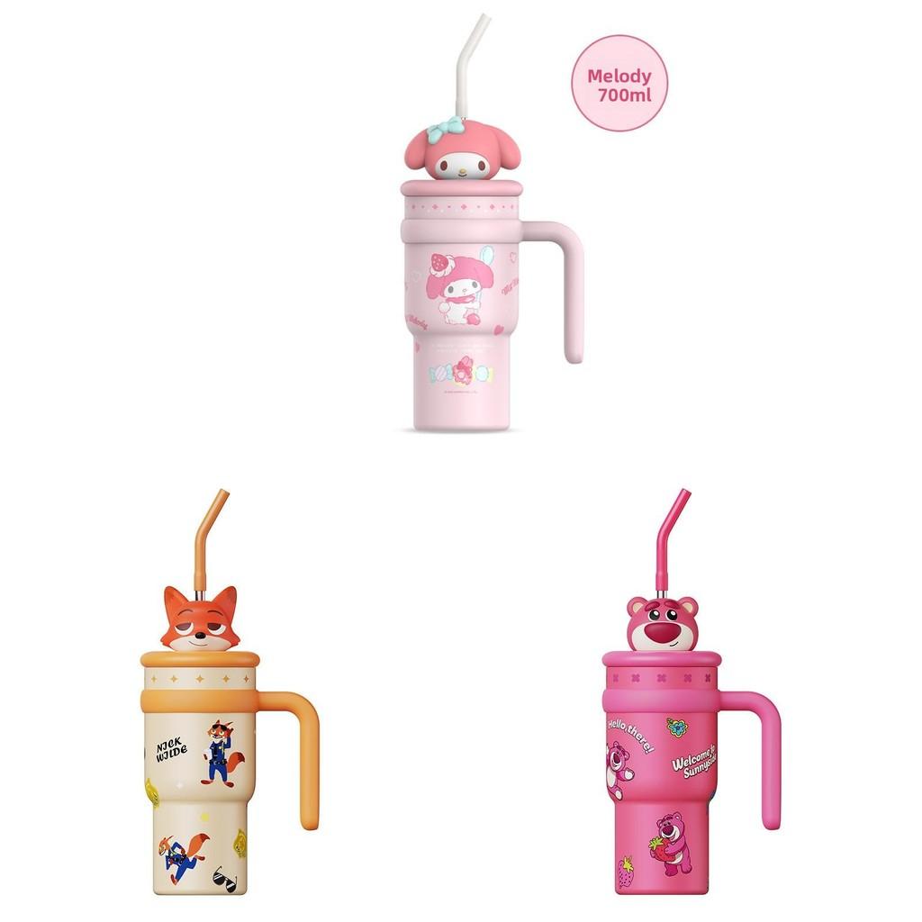 Sanrio Hello Kitty Insulated Travel Mug With Straw And Large Capacity For Kids And Adults