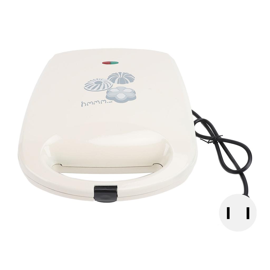 Cookie Maker 8 Hole Multi Shapes Non Stick 1000W Double Sided Heating Breakfast Machine for Pancake