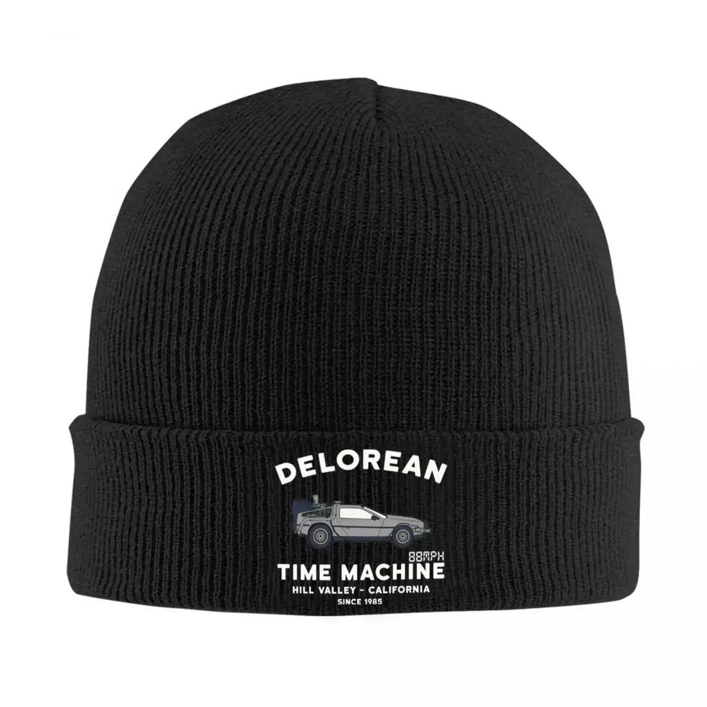 Cappello a Maglia Beanie Time Machine Ritorno al Futuro Cappello Autunno Inverno Caldo Nuovo Classico Serie di Film Cappellini Uomo Donna