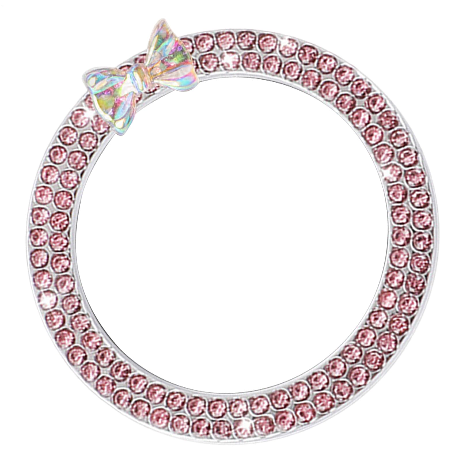 

Generic Rhinestone Car Engine Start Stop Decoration Ring, Car Push Start Button Ring - See description розовый