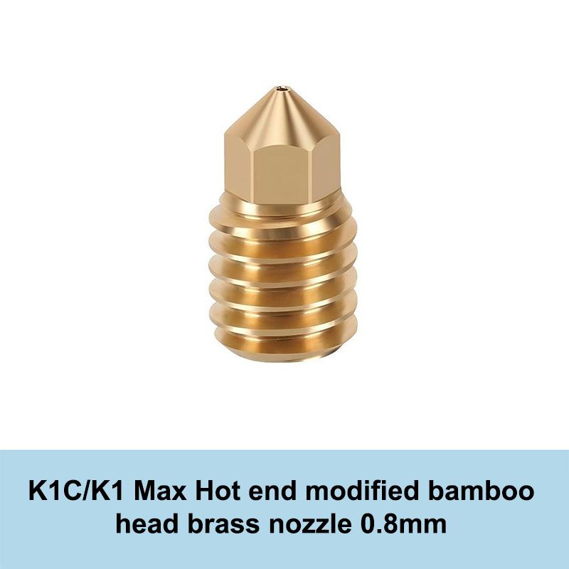 New Upgrade Hotend For Creality K1C/K1 Max Ceramic Heating Block Quick-Swap One-Piece Nozzle Kit Brass Hard 3D Printer Parts