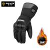SULAITE Heated Motorcycle Gloves Men Women Waterproof Windproof Thermal Fleece Touch Screen Riding Gloves