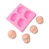 Cute Doll Human Body Silicone 4 Cavities Cake Decoration Fondant For Candy Chocolate Craft Dough Flower Paste Resin Plaster