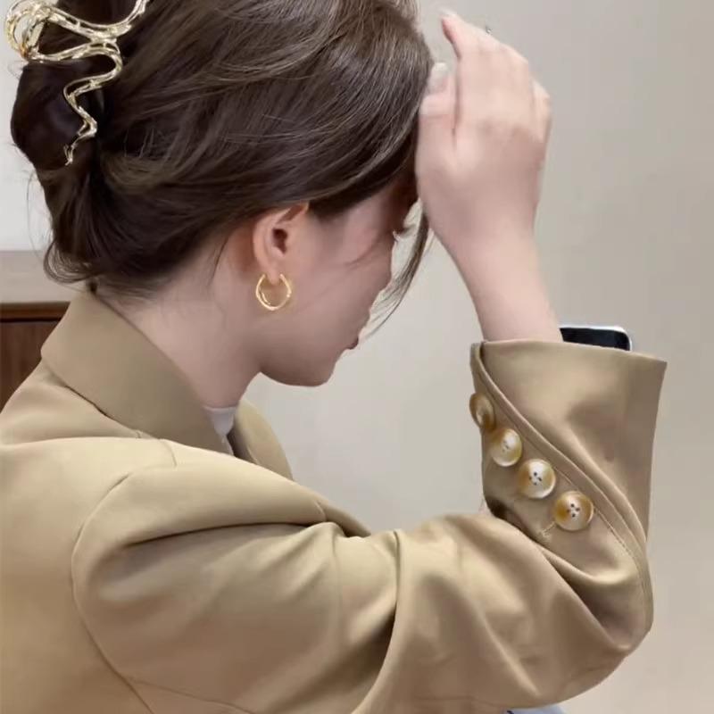 Retro Exquisite Glamour Casual Trend Temperament American Earrings Earrings Earrings Holiday Atmospheric Daily Photo Style Studs Versatile Daily Wear