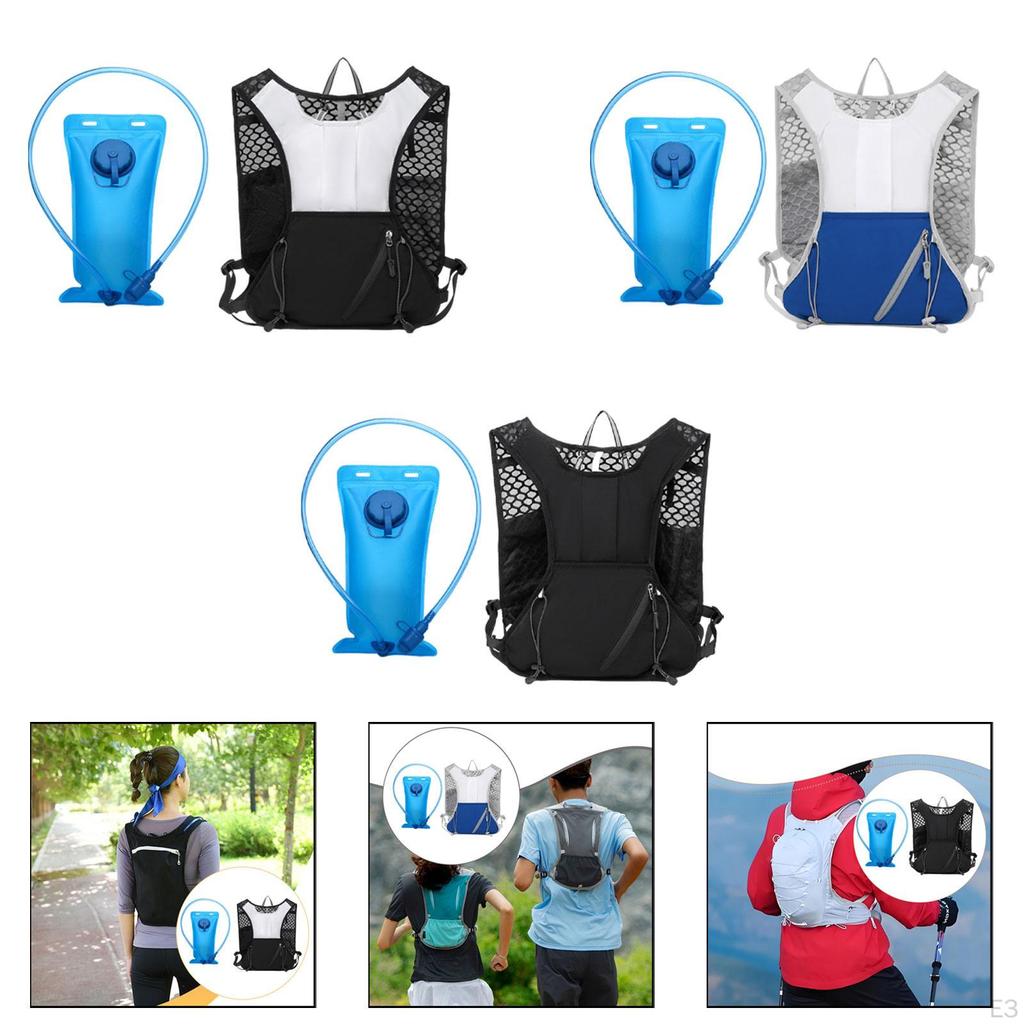 Backpack Chest Pack Adjustable Buckle Comfortable Polyester Daypack for Cycling Mountaineering Trail