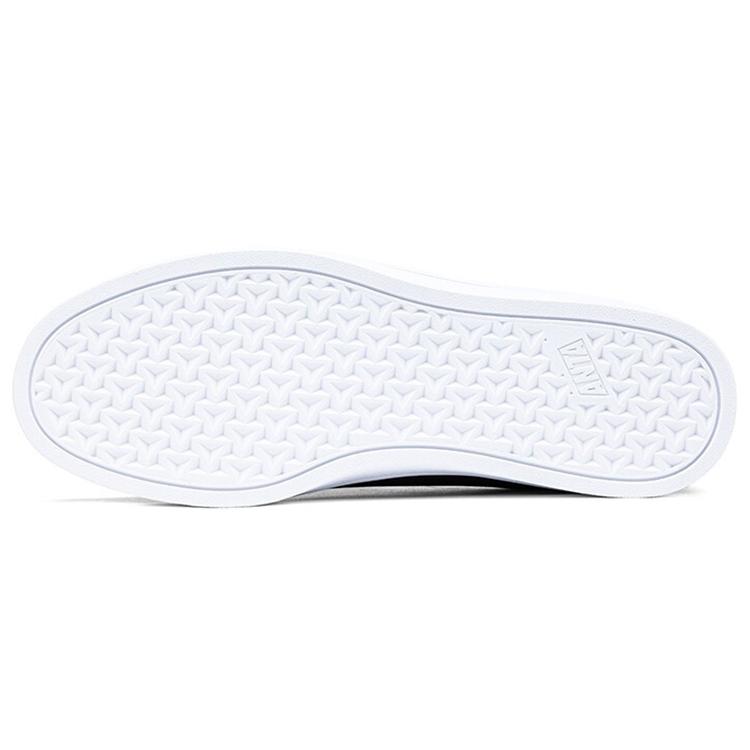 New Anta Anti Slip Wear Resistant Low Top Skateboard Shoes Men's Black 912028003-1