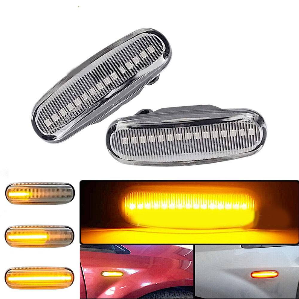 

1 Pair Side Wing Mirror Turn Signal Light 51717793 For Fiat Panda Punto