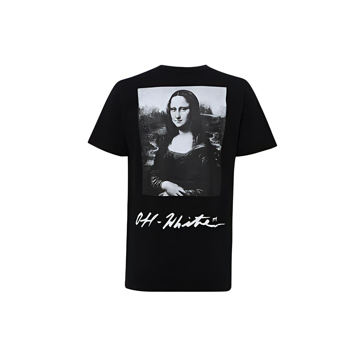 Off-White SS19 Mona Lisa Print Short