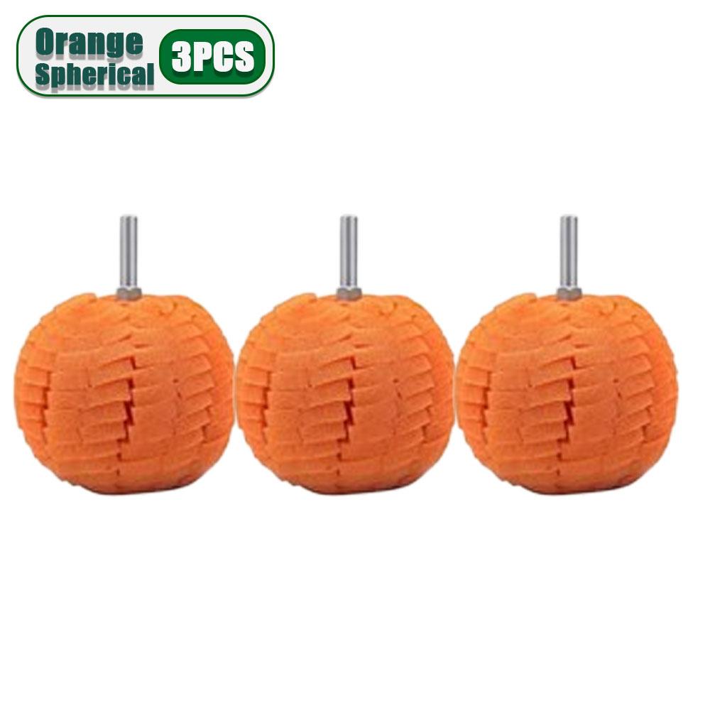 1-10PCS Car Hub Polishing Sponge Conical Grinding Wheel Metal Plastic Auto Rim Cleaner Car Polishing Tool Accessories