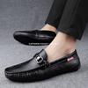 2025 spring and autumn new men's Doudou shoes men's deodorant casual shoes one-pedal lazy shoes driving shoes