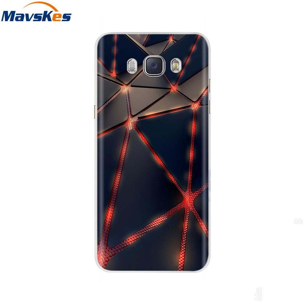 For Samsung J7 2016 Case Print Flower Soft Silicone Back Cover For Samsung J7 2016 TPU Phone Case For Samsung Galaxy J7 2016