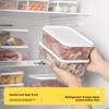 Food Storage Box, Vegetable Preservation Freezer Layer, Frozen Meat Refrigerator, Food Storage, Fruit Compartment, Storage Box, Microwave-safe