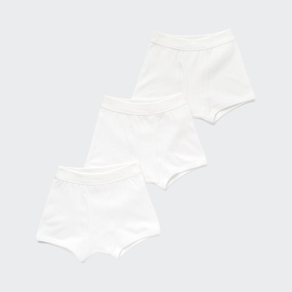 Uniqlo Japan Boys Boxer Briefs  Open Front  3 Pack 