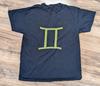 Sollux Captor Homestuck Webcomic Gráfico Negro Camiseta de Manga Corta Cuello Redondo M