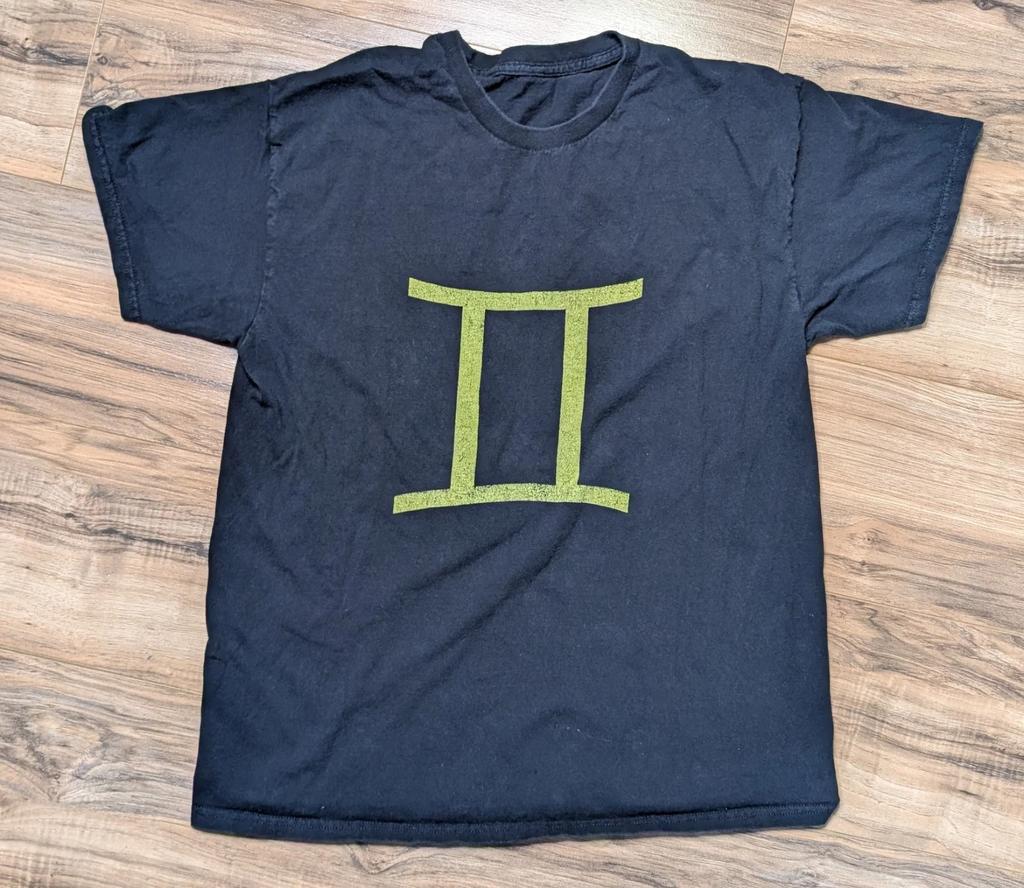 Sollux Captor Homestuck Webcomic Gráfico Negro Camiseta de Manga Corta Cuello Redondo M