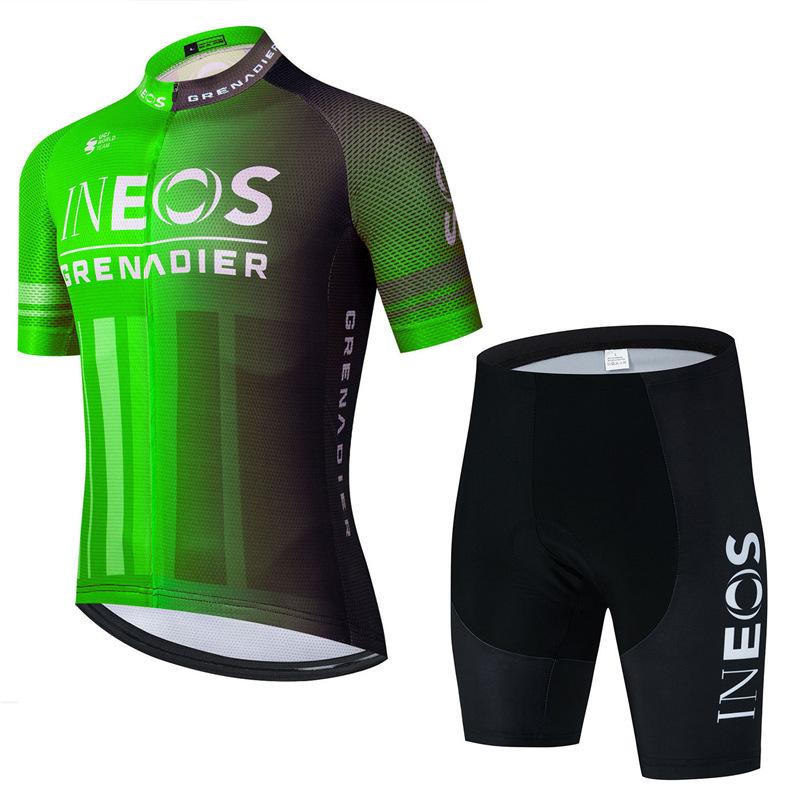 Men's Summer Sweat-absorbing Short-sleeved   Mountain Bike Clothing  Summer Breathable Cycling Suit Cycling Event Cycling Suit Outdoor