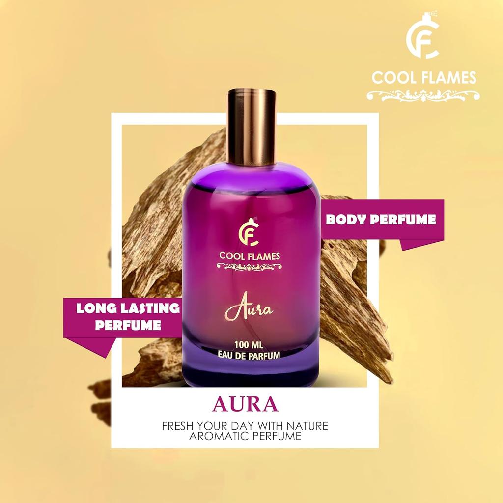 Luxury Aura Unisex Eau de Parfum mit Vanille, Sandelholz und Patchouli, hochwertiges, lang anhaltendes Parfüm für Männer und Frauen, 100 ml