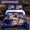 Biancheria da Letto a Tema Jude Bellingham Set 3 Pezzi Copripiumino Biancheria da Letto Decorativa Per Stanza Adolescenti Decorazione Casa