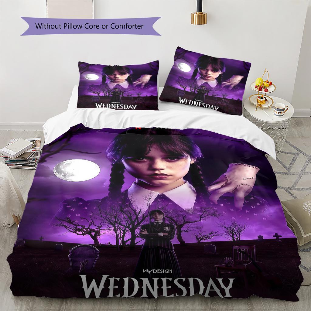 Comedy TV Pattern Bedding Quilt Set Quilt Cover Pillowcase Home Decoration Birthday Gift (1 * duvet cover + 2 * pillowcase, without core)