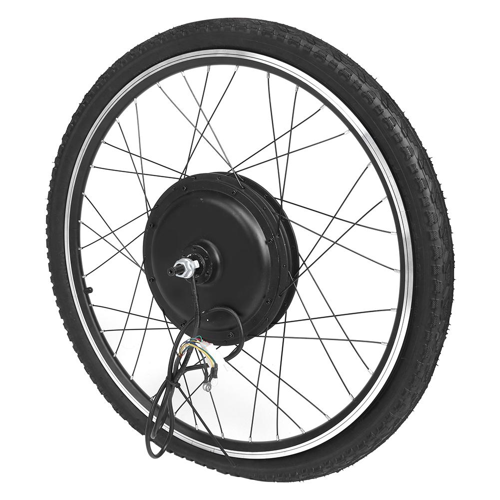 Electric Bicycle EBike Rear Wheel Motor Conversion Set Accessories 48V 500W 26in