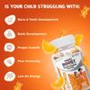 Healing Pharma - Protiboost Multivitamin Gummies for Kids | Daily Supplement for Growth, Immunity, Brain, & Bone Health | No Added Sugar & Gluten