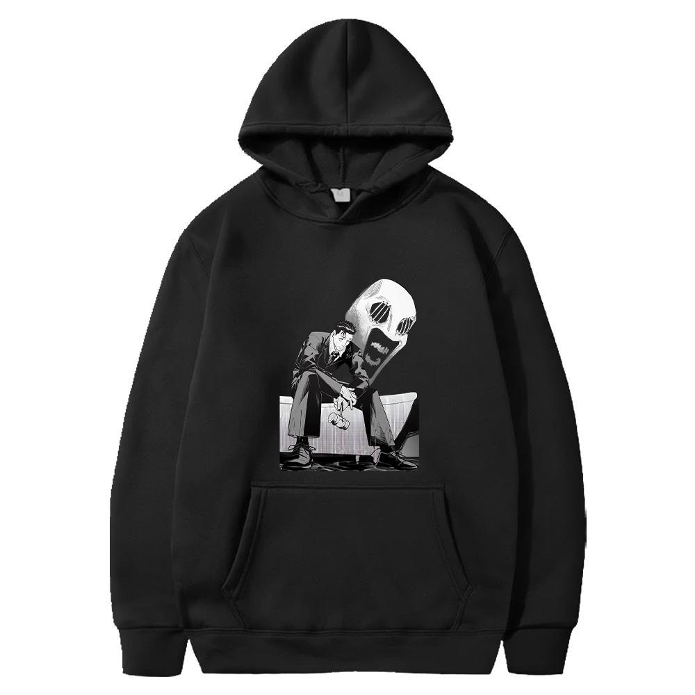 

Manga Jujutsu Kaisen Hoodie Higuruma Hiromi Graphic Printed Sweatshirt Men Women Clothing Fleece Loose Hooded Male Streetwear XS чёрный