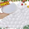 Snow Balls White Fur Pompom Hairball for Xmas Tree Pendant Kids Play Toys Indoor Outdoor Toy Christmas Decoration Snowballs