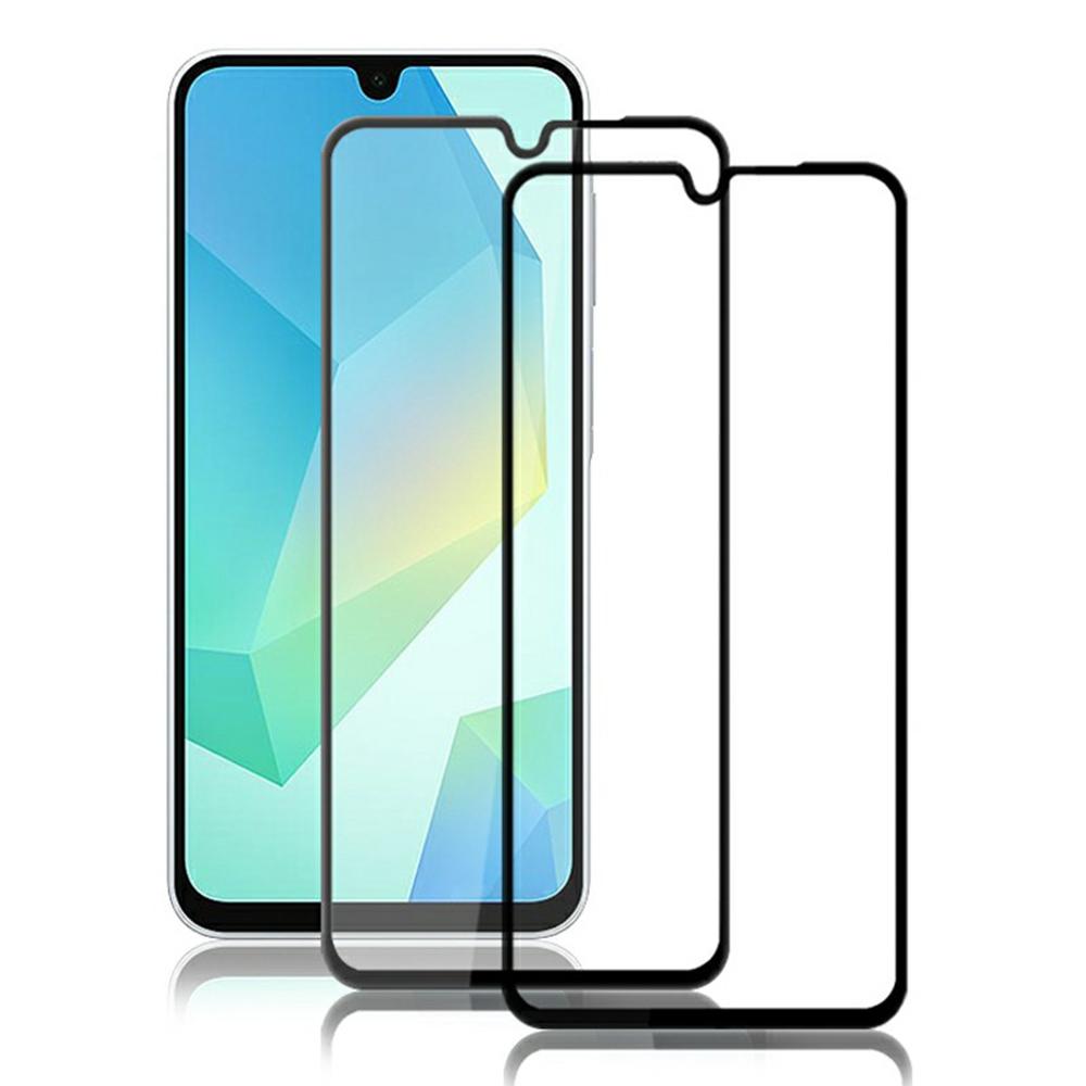 AMORUS 2Pcs For Samsung Galaxy A16 5G/A16 4G Screen Protector Shatterproof Silk Printing Tempered Glass Film