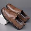 Fashion Comemore Men Loafers Lightweight PU Leather Business Shoes Men's Sneakers British Low-top Casual Shoe Fashion Work Moccasin Shoe