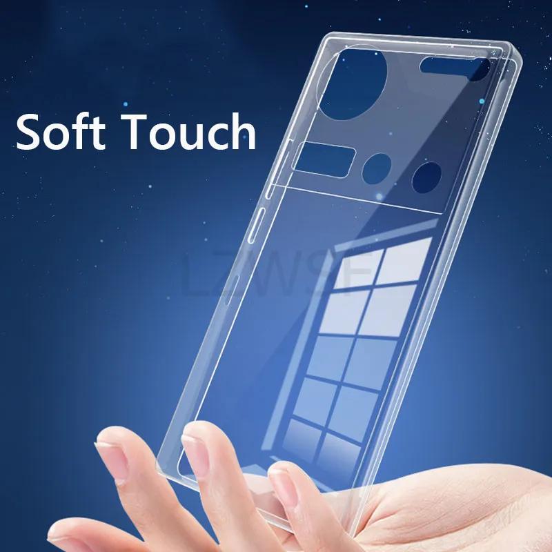 For ZTE Nubia Z70 Ultra Simple Slim Soft TPU Clear Transparent Phone Case For ZTE Nubia Z70 Ultra Z70Ultra 5G Cover Fundas Capa