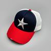 Embroidery Pentagram Color Matching Baseball Cap Men'S And Women'S Mesh Personality Simple And Versatile Truck Hat