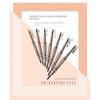 DNM Single 7-colour Double-ended Triangular Eyebrow Pencil with Brush for Natural and Easy Application for Beginners