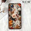Butterfly flower pattern For Xiaomi Mi 15 14 13 13T 12 12T 12S 11 11i 11T Pro Ultra Lite 5G Black Soft Phone Case