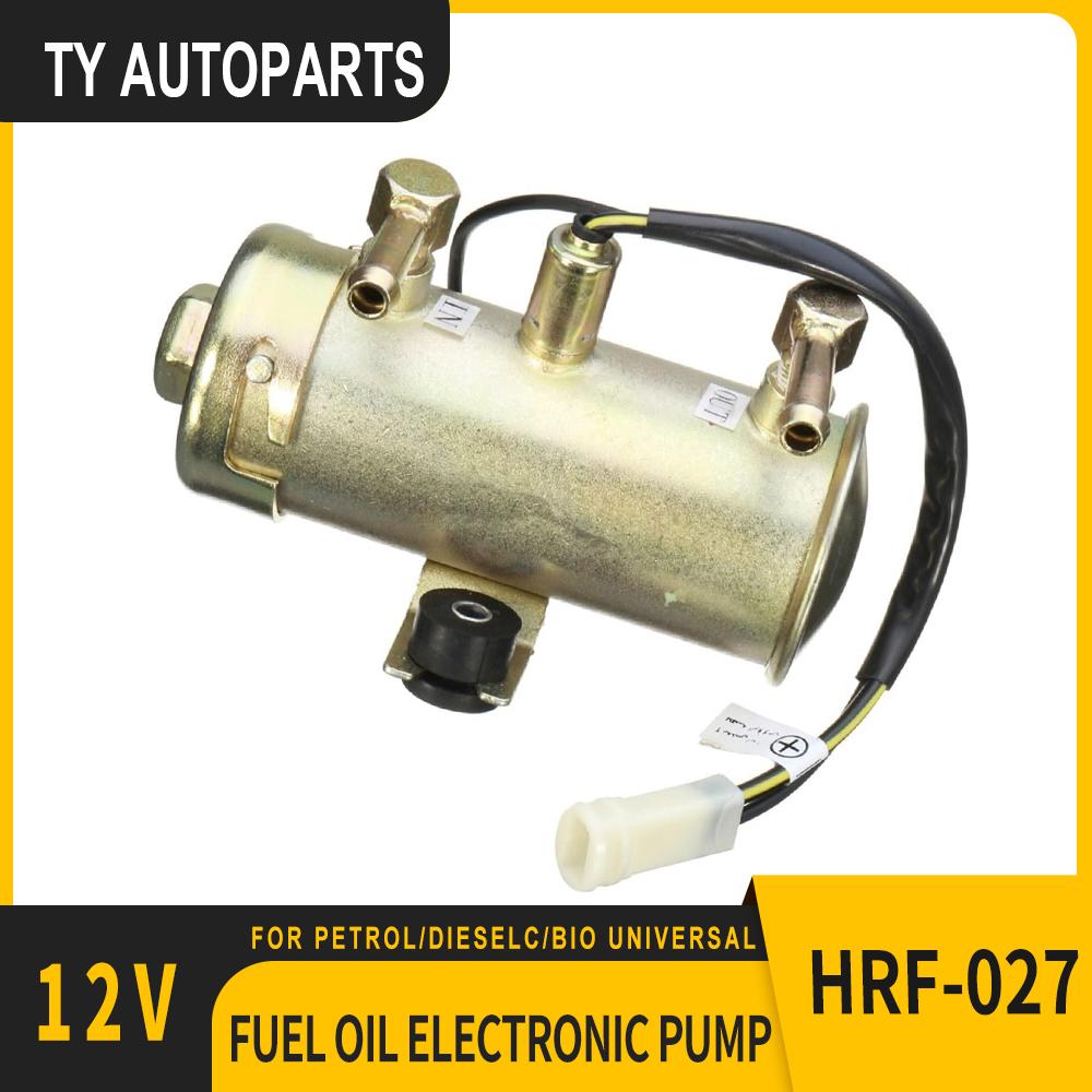 Auto Benzin Diesel Kraftstoff Öl Elektrische Pumpe 12V Elektrische Kraftstoff Benzinpumpe Niederdruck HRF-027 Für Benzin/Dieselc/Bio Universal