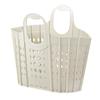 Foldable Large-Capacity Plastic Laundry and Toy Storage Basket