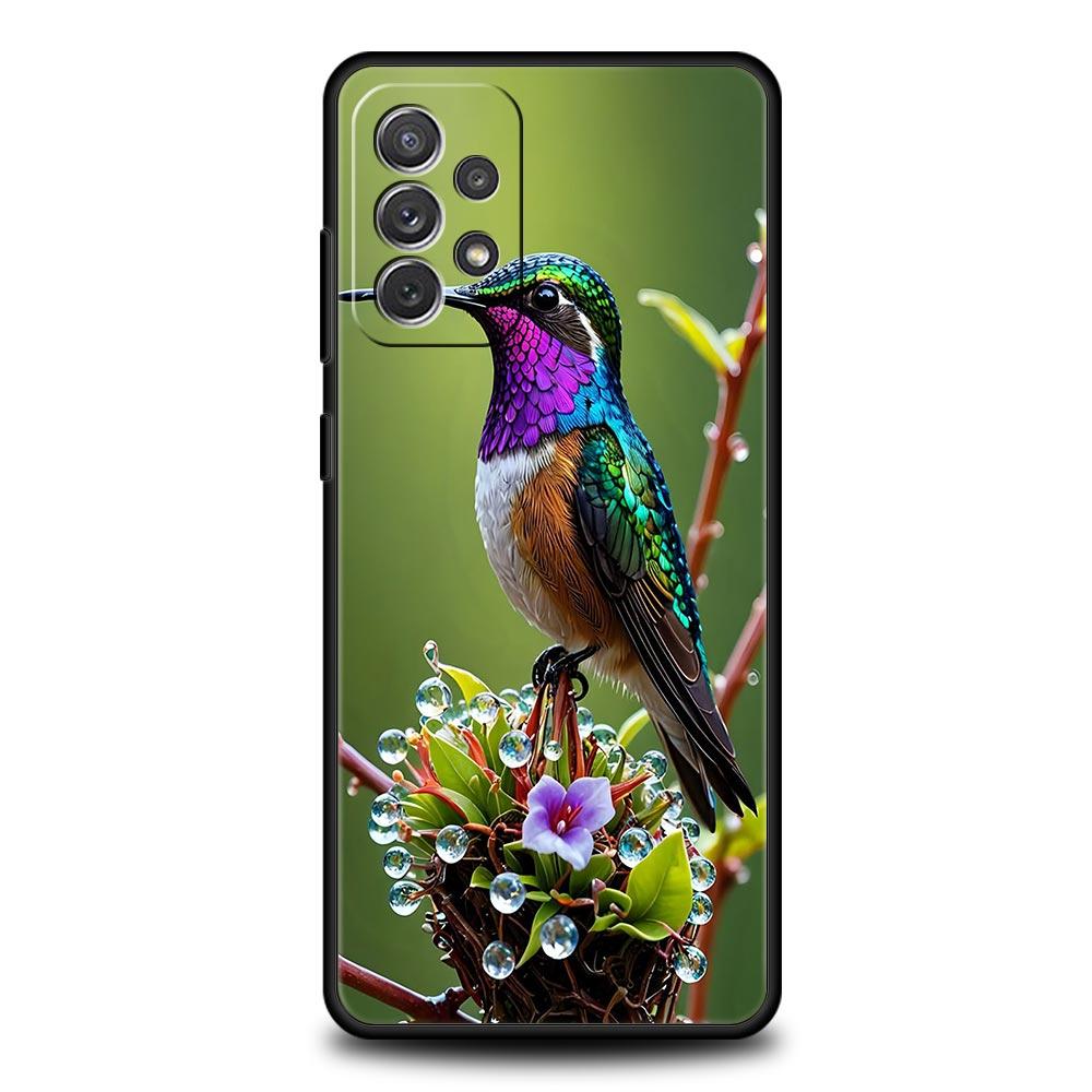 Hummingbird Phone Case For Samsung Galaxy A17 A07 A55 A35 A25 A15 A05s A33 5G A31 A23 A21s A13 A41 A73 A53 A51 A71 A03 S10 Cover