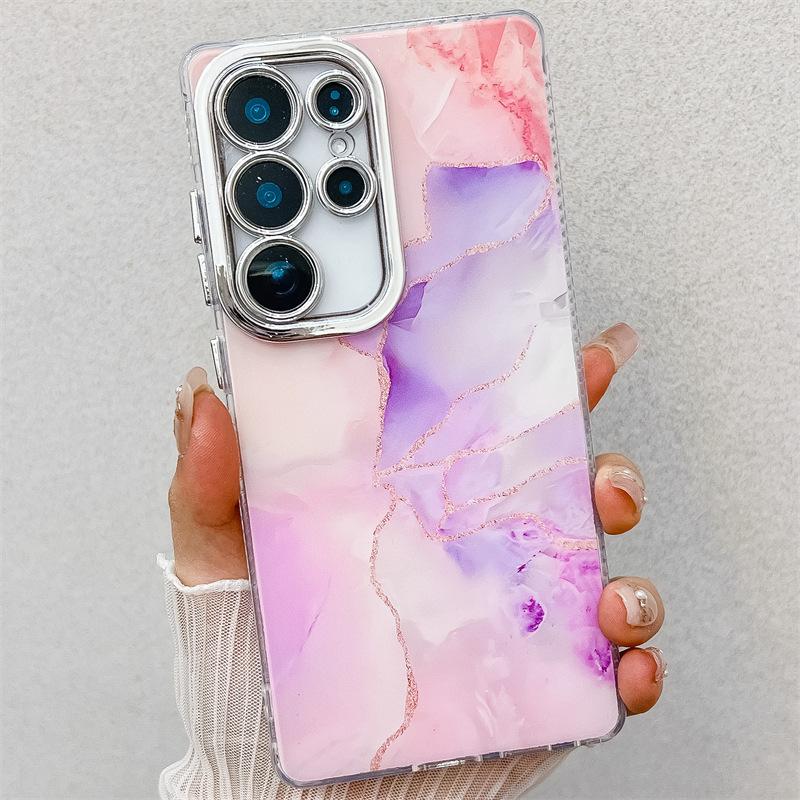 Creative Marble Double-sided Imd Hard Case S11Ultra Fine Hole Mobile Phone Case S11FE/A11A11A11A11